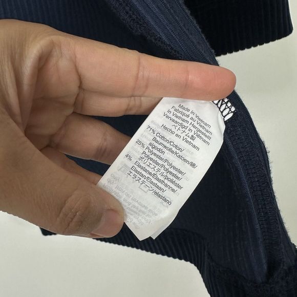 Madewell Jacket Womens XS Blue Texture & Thread Velour Corduroy Blazer - Picture 8 of 13